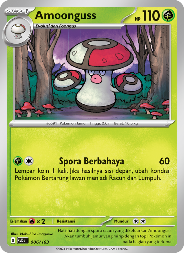 Amoonguss 006 — Deck Ringkas ex (Indonesian Pokémon TCG card)