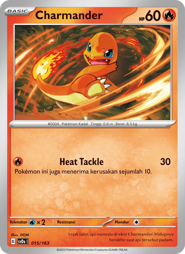 Charmander 015 — Deck Ringkas ex (Indonesian Pokémon TCG card)