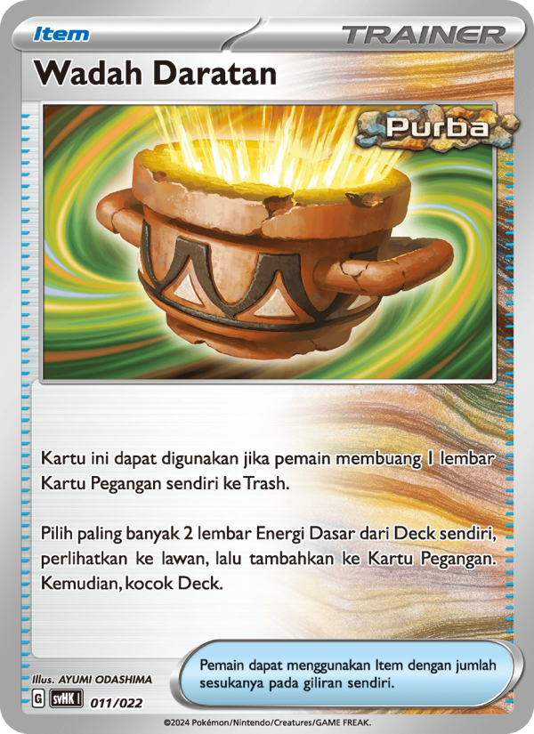Wadah Daratan 011 — Koraidon ex Purba (Indonesian Pokémon TCG card)