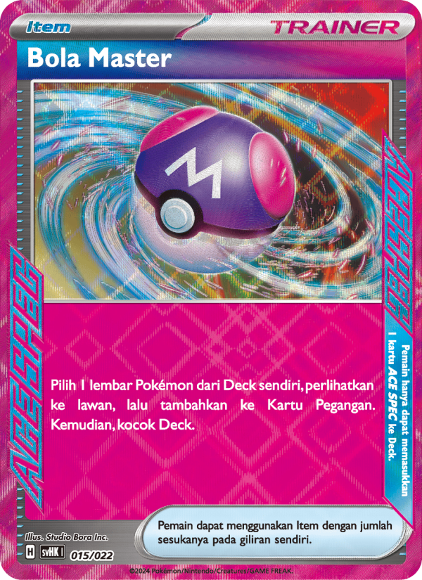 Bola Master 015 — Koraidon ex Purba (Indonesian Pokémon TCG card)