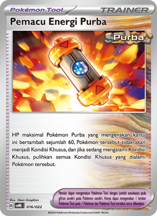 Pemacu Energi Purba 016 — Koraidon ex Purba (Indonesian Pokémon TCG card)
