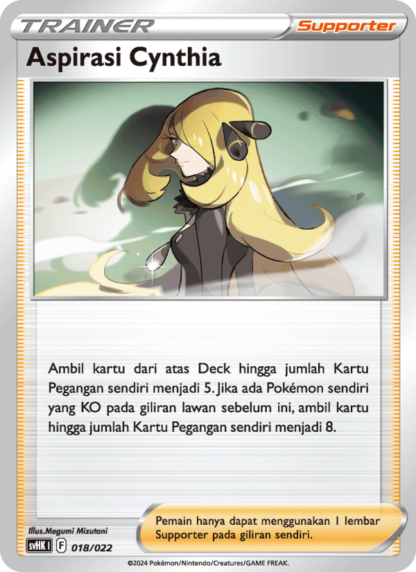 Aspirasi Cynthia 018 — Koraidon ex Purba (Indonesian Pokémon TCG card)