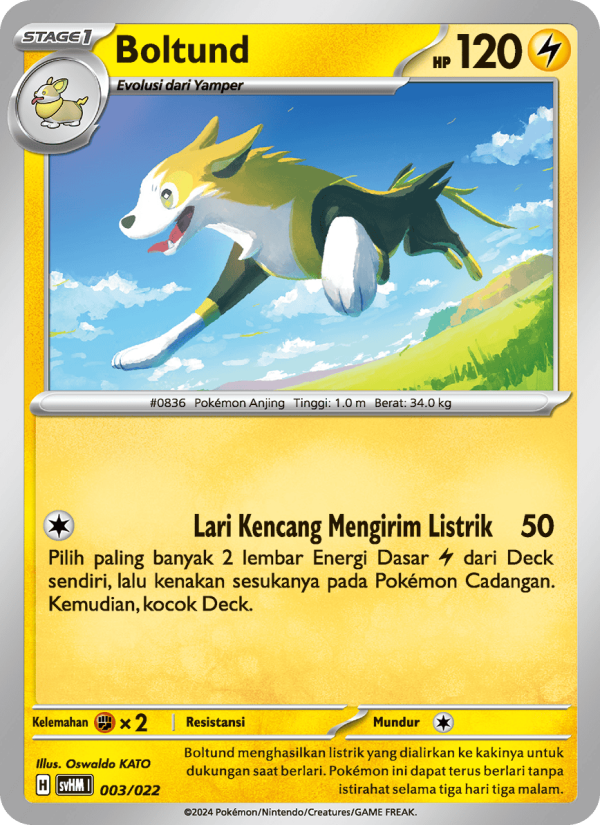 Boltund 003 — Miraidon ex Futur (Indonesian Pokémon TCG card)