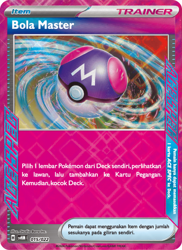 Bola Master 015 — Miraidon ex Futur (Indonesian Pokémon TCG card)