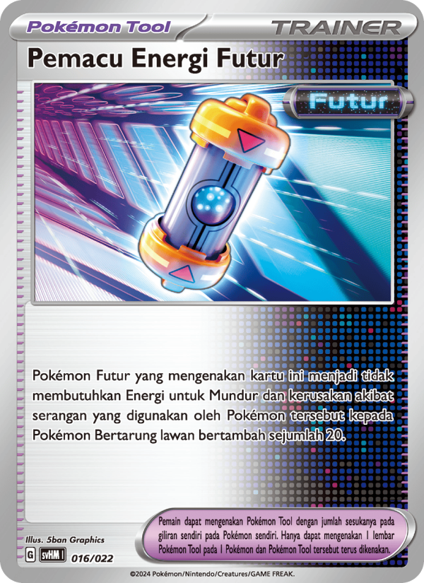 Pemacu Energi Futur 016 — Miraidon ex Futur (Indonesian Pokémon TCG card)