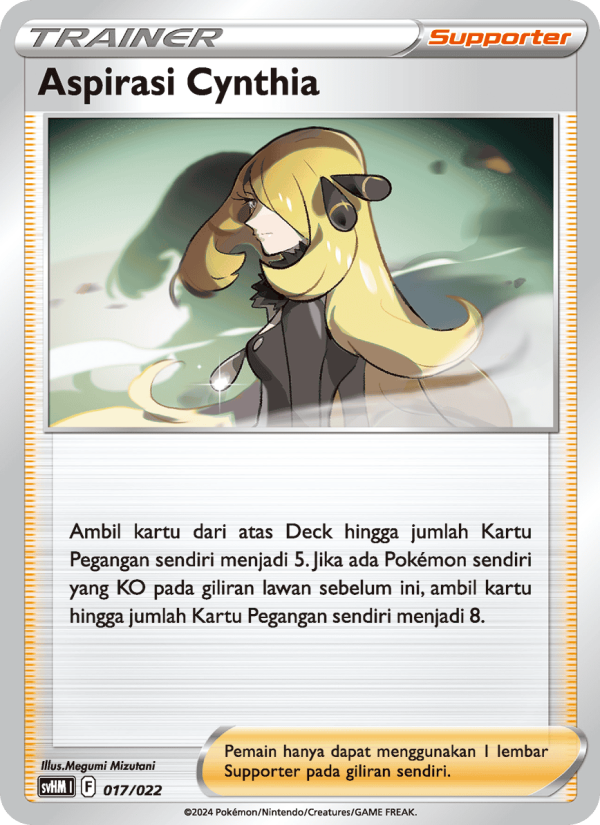 Aspirasi Cynthia 017 — Miraidon ex Futur (Indonesian Pokémon TCG card)