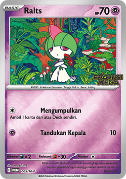 Ralts 005 — M-P Indonesian Promos (Indonesian Pokémon TCG card)