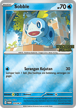Sobble 012 — M-P Indonesian Promos (Indonesian Pokémon TCG card)