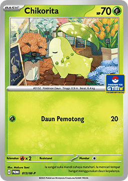 Chikorita 013 — M-P Indonesian Promos (Indonesian Pokémon TCG card)