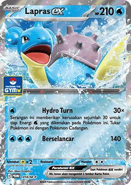 Lapras ex 014 — M-P Indonesian Promos (Indonesian Pokémon TCG card)