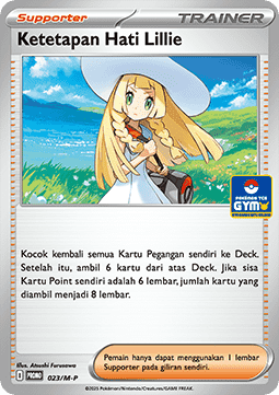 Determinazione di Lylia 023 — M-P Indonesian Promos (Indonesian Pokémon TCG card)
