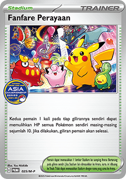 Celebratory Fanfare 025 — M-P Indonesian Promos (Indonesian Pokémon TCG card)
