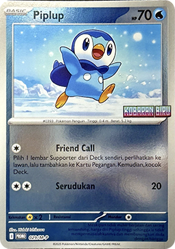 Piplup 029 — M-P Indonesian Promos (Indonesian Pokémon TCG card)
