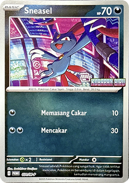 Sneasel 031 — M-P Indonesian Promos (Indonesian Pokémon TCG card)
