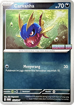 Carvanha 032 — M-P Indonesian Promos (Indonesian Pokémon TCG card)