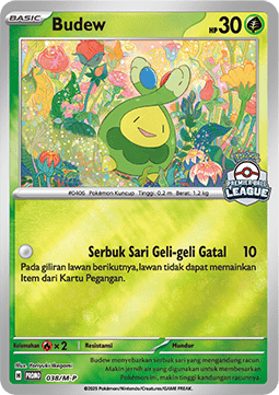 Budew 038 — M-P Indonesian Promos (Indonesian Pokémon TCG card)