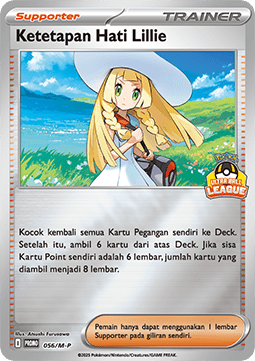 Determinazione di Lylia 056 — M-P Indonesian Promos (Indonesian Pokémon TCG card)