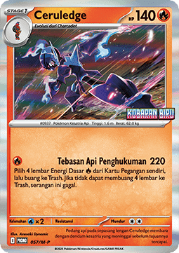 Ceruledge 057 — M-P Indonesian Promos (Indonesian Pokémon TCG card)