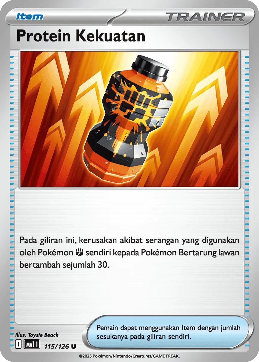 Premium Power Pro 115/184 — Evolusi Mega (Indonesian Pokémon TCG card)