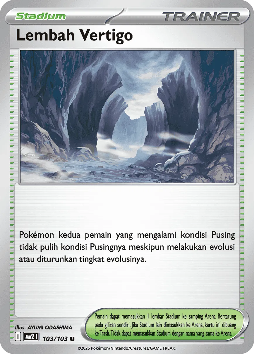 Dizzying Valley 103 — Blue Blaze (Indonesian Pokémon TCG card)