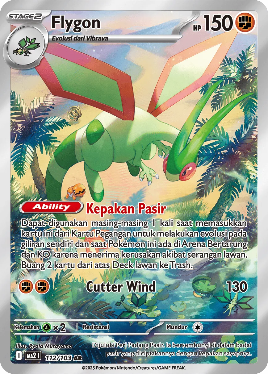Flygon 112 — Blue Blaze (Indonesian Pokémon TCG card)