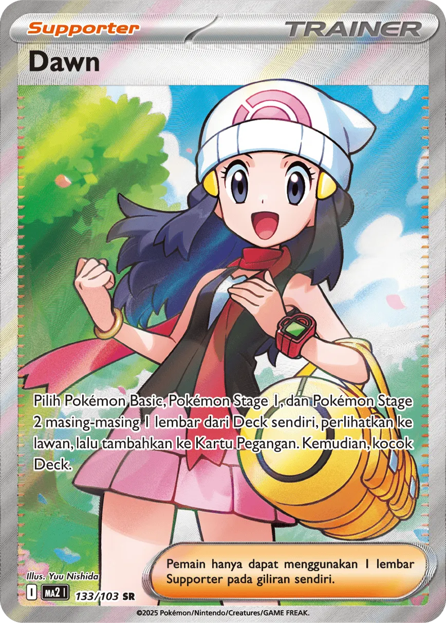 Dawn 133 — Blue Blaze (Indonesian Pokémon TCG card)