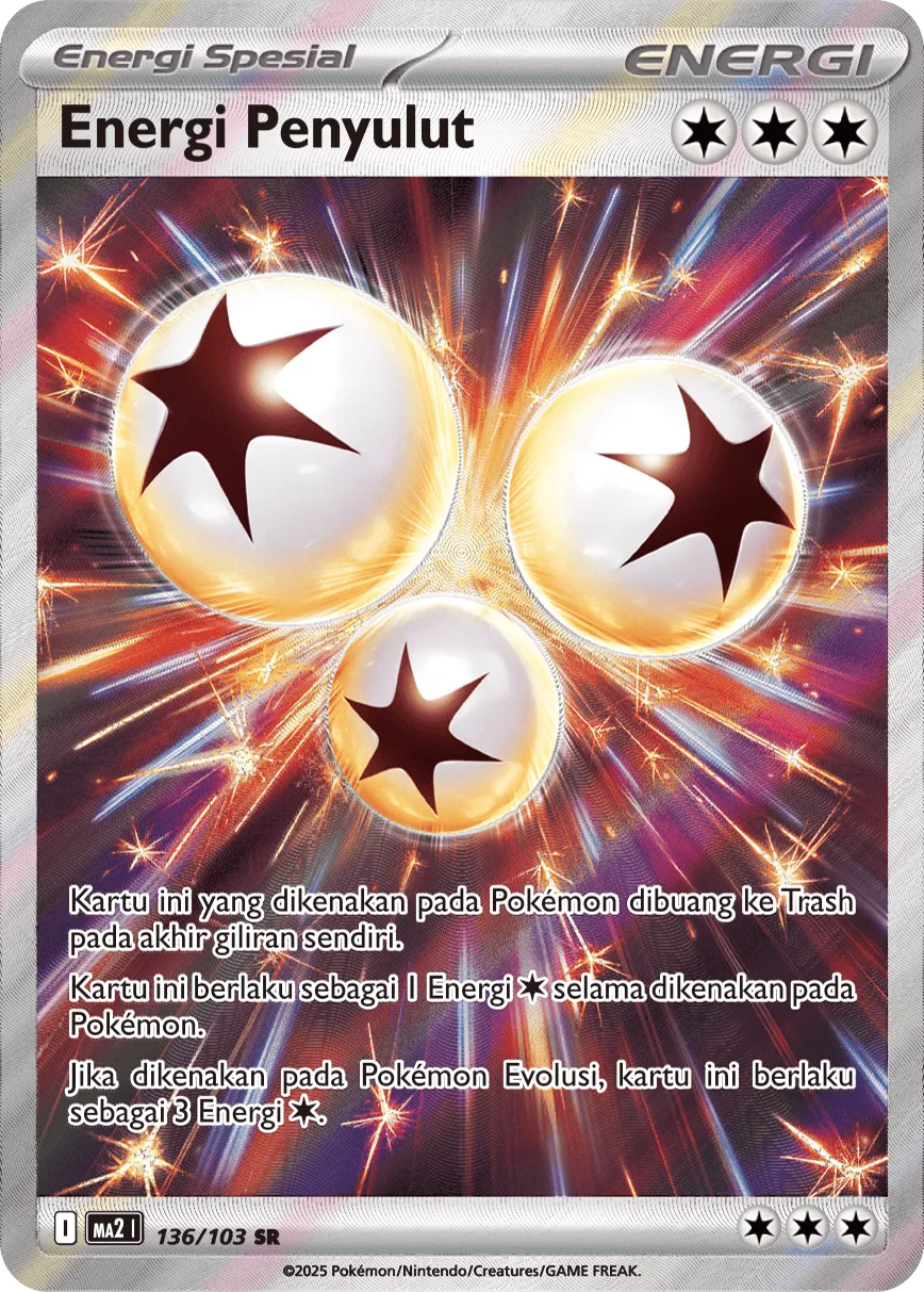 Ignition Energy 136 — Blue Blaze (Indonesian Pokémon TCG card)