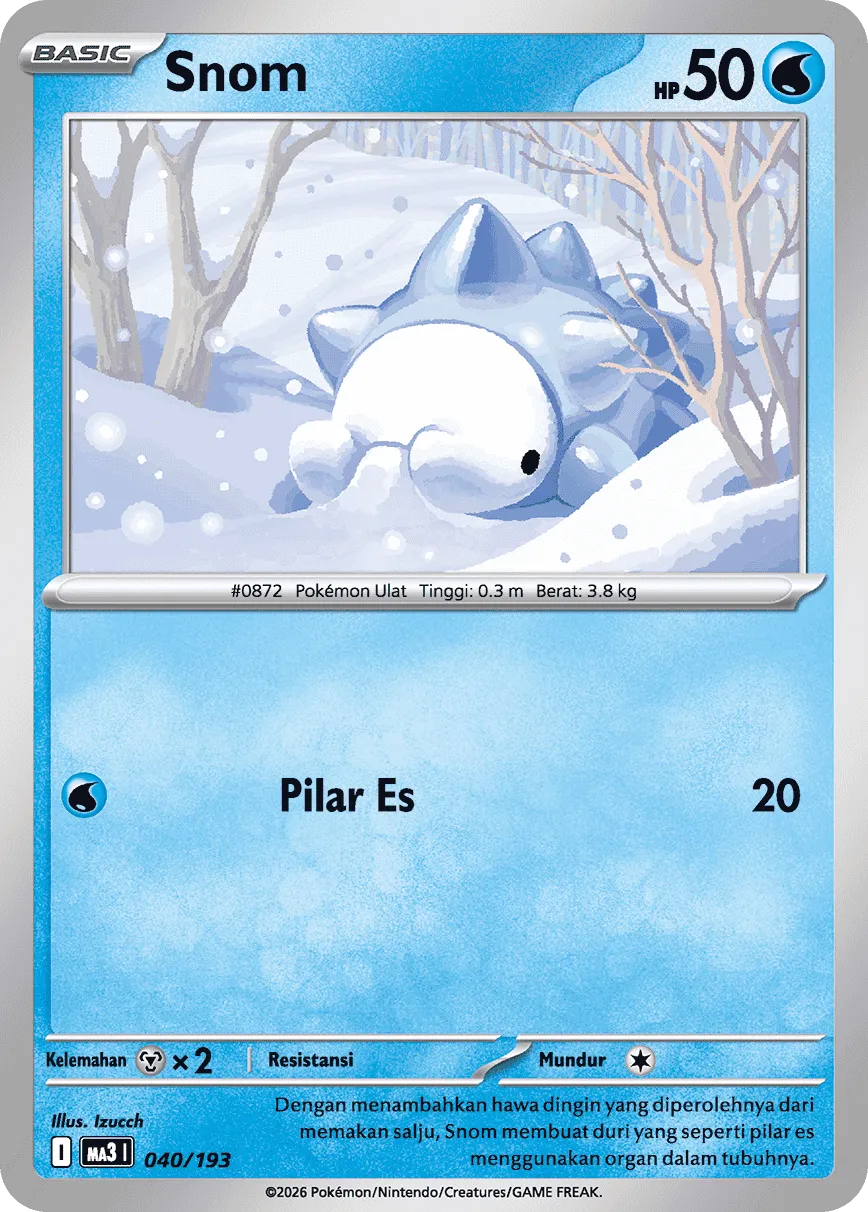 Snom 040 — MEGA Dream ex (Indonesian Pokémon TCG card)