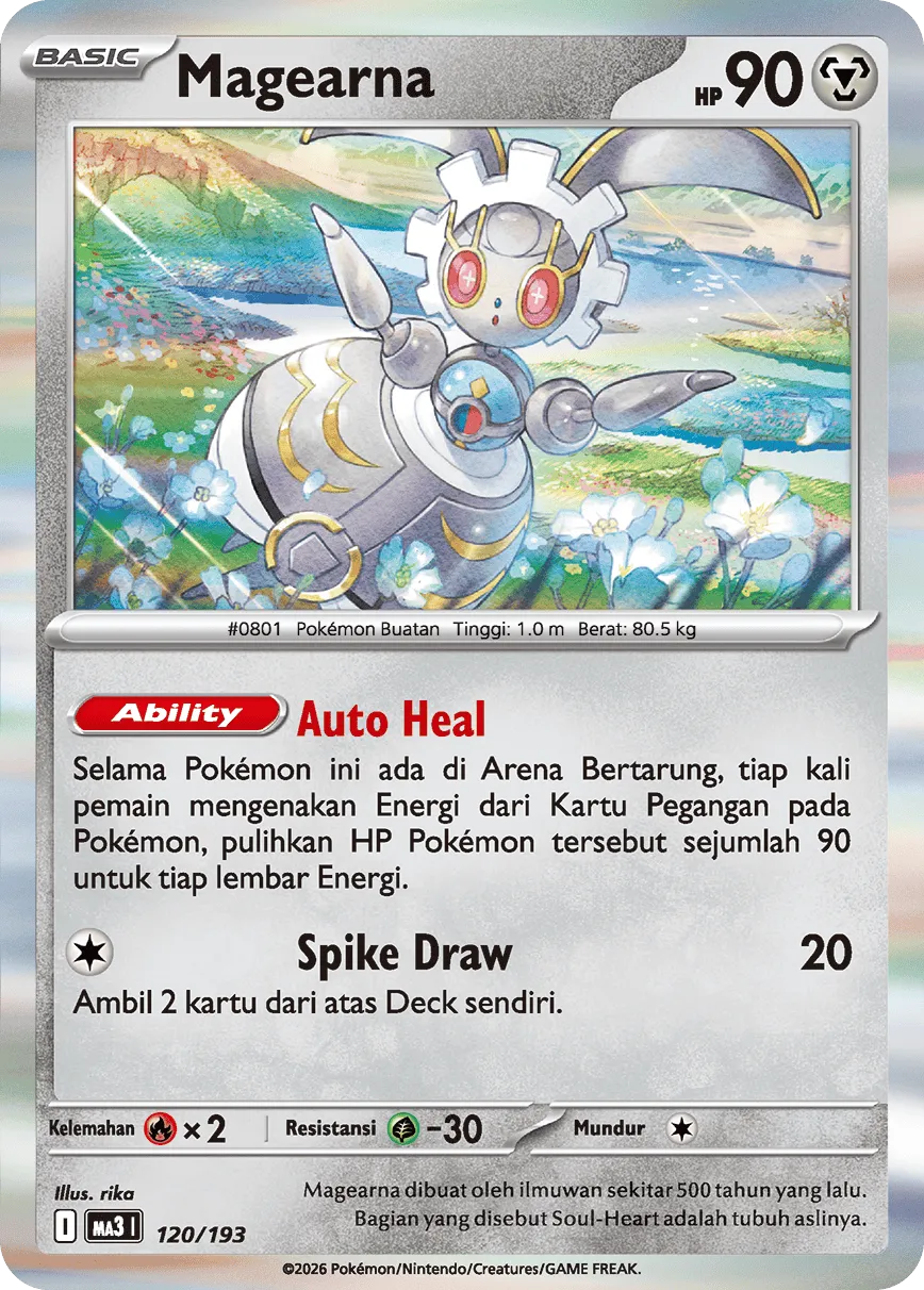 Magearna 120 — MEGA Dream ex (Indonesian Pokémon TCG card)