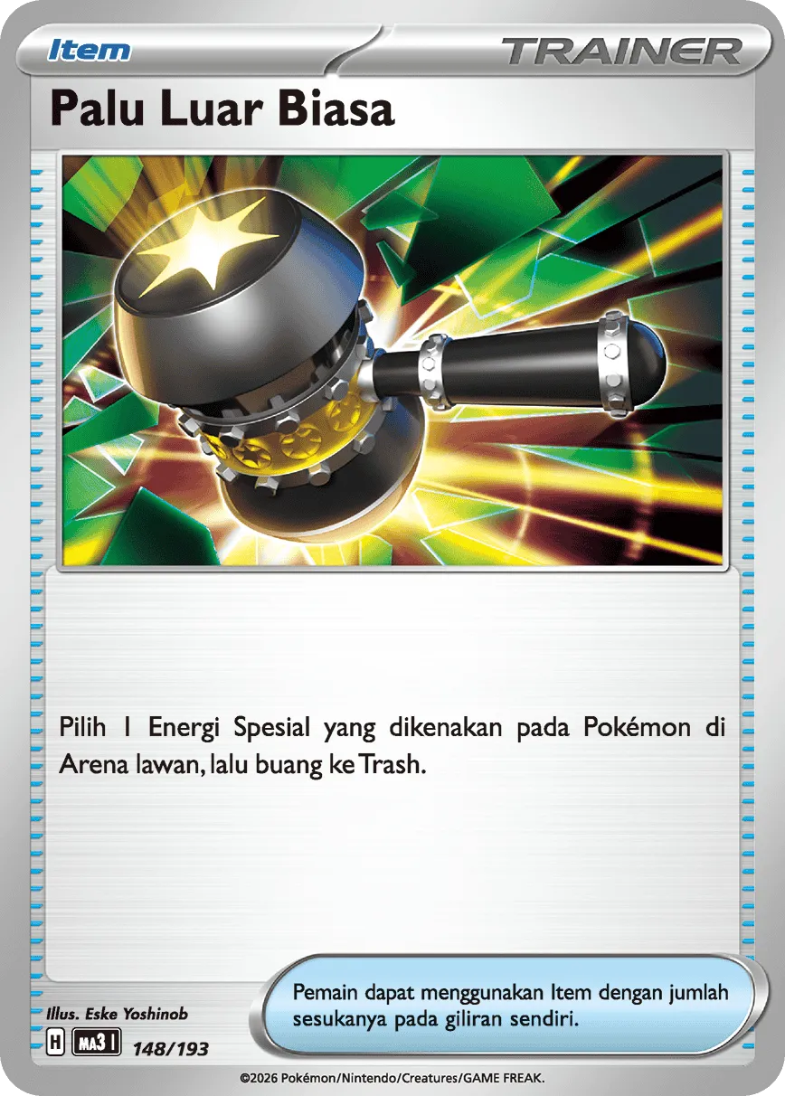 Enhanced Hammer 148 — MEGA Dream ex (Indonesian Pokémon TCG card)
