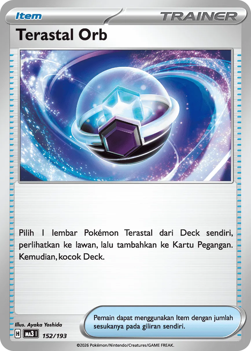 Tera Orb 152 — MEGA Dream ex (Indonesian Pokémon TCG card)