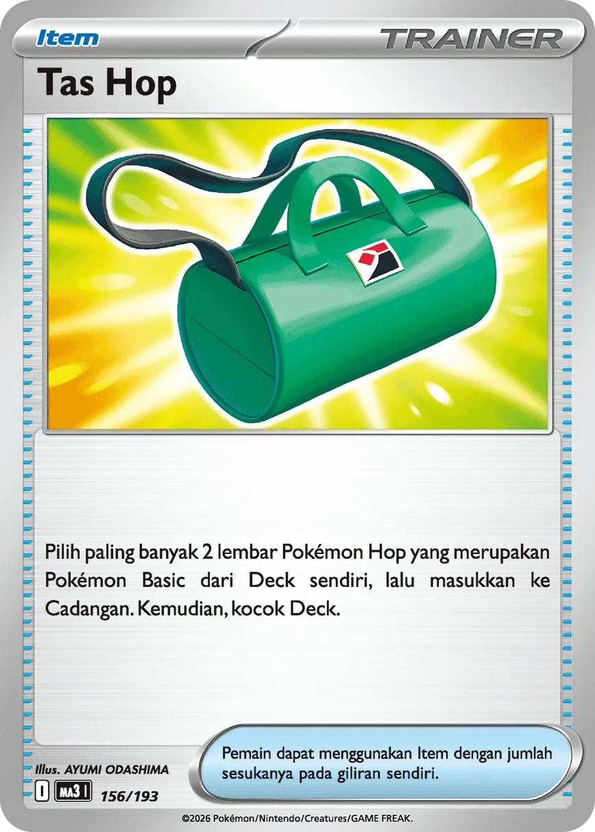 Hop's Bag 156 — MEGA Dream ex (Indonesian Pokémon TCG card)