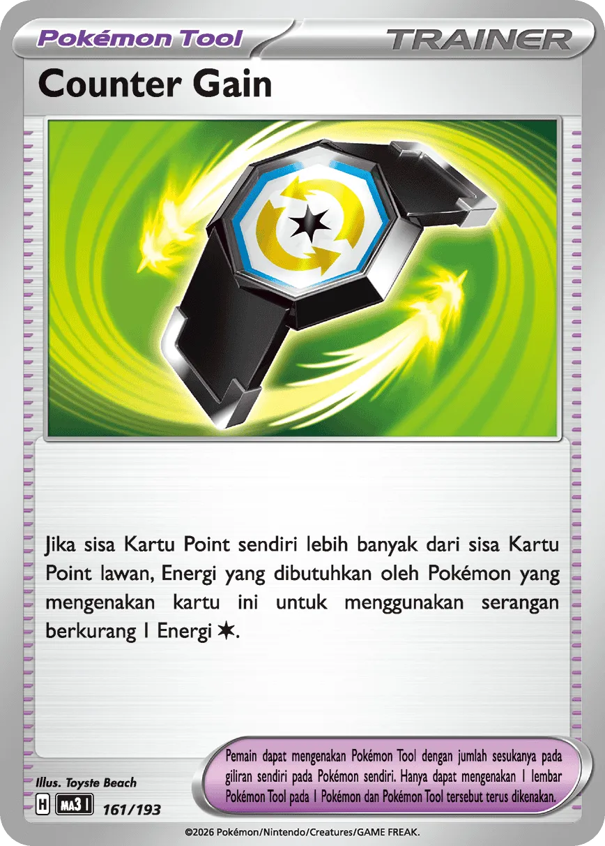 Counter Gain 161 — MEGA Dream ex (Indonesian Pokémon TCG card)