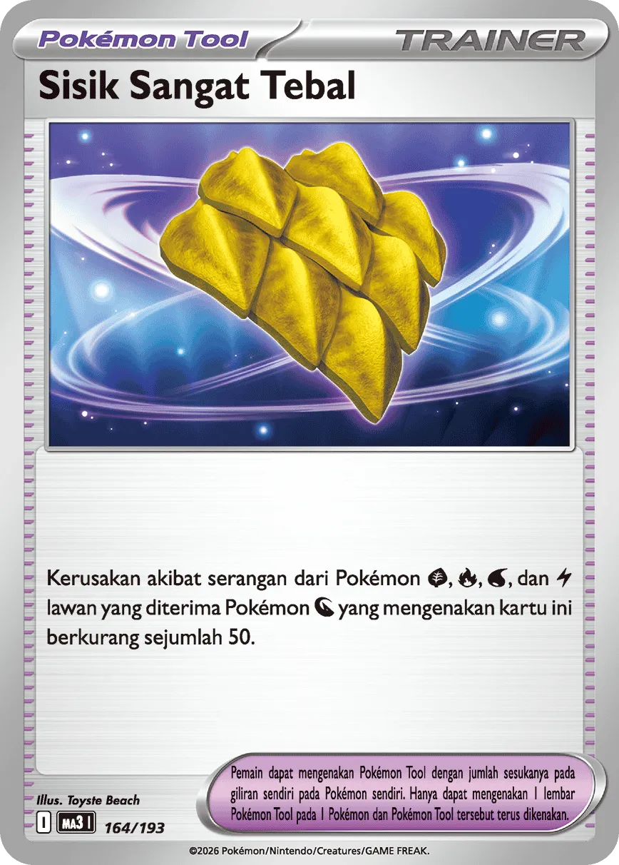 Thick Scale 164 — MEGA Dream ex (Indonesian Pokémon TCG card)