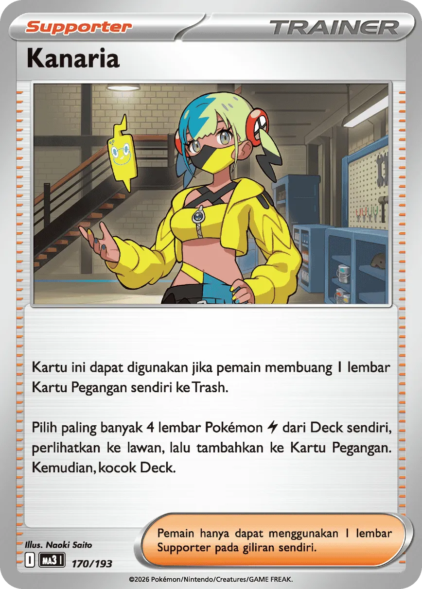 Canari 170 — MEGA Dream ex (Indonesian Pokémon TCG card)