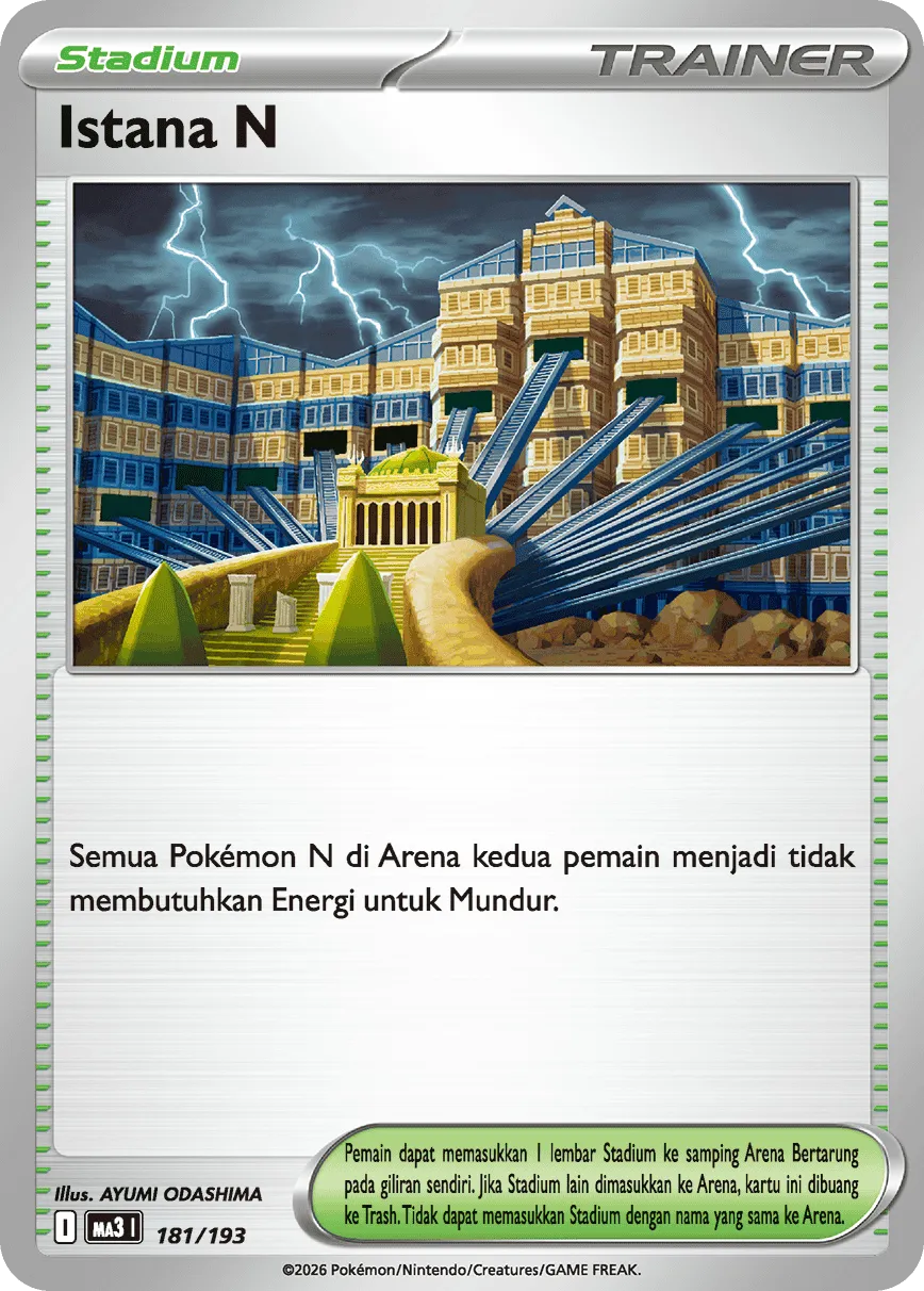 N's Castle 181 — MEGA Dream ex (Indonesian Pokémon TCG card)