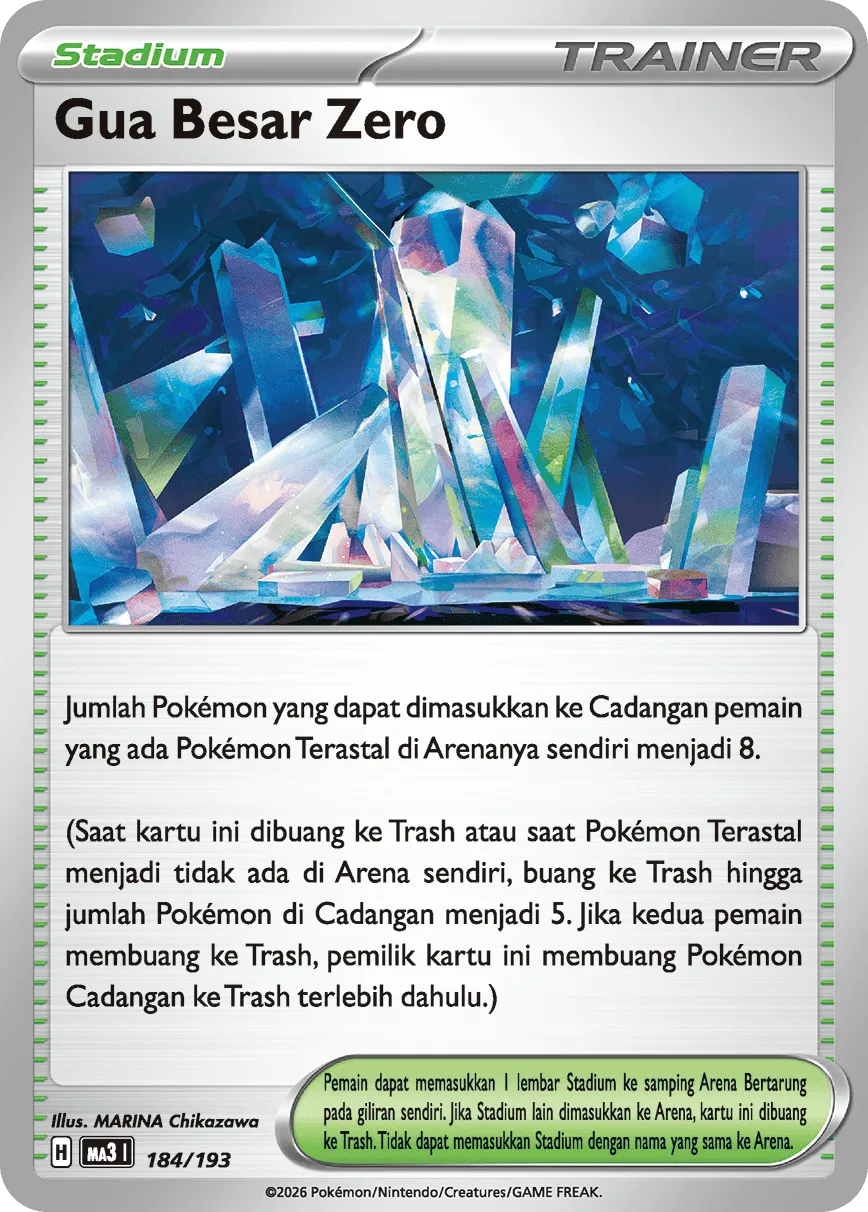 Area Zero Underdepths 184 — MEGA Dream ex (Indonesian Pokémon TCG card)