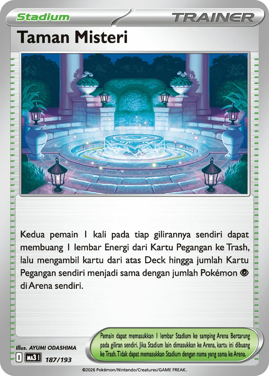 Mystery Garden 187 — MEGA Dream ex (Indonesian Pokémon TCG card)