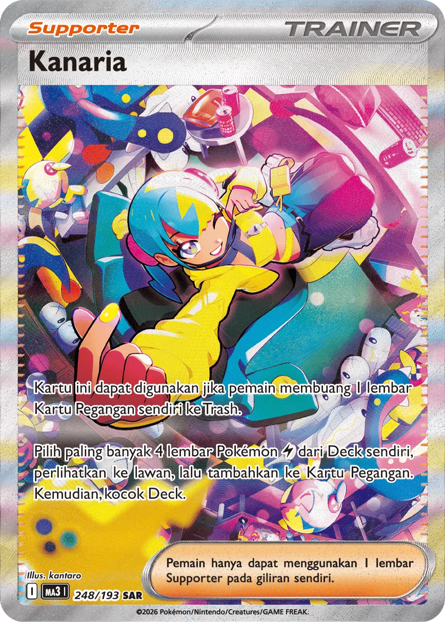 Canari 248 — MEGA Dream ex (Indonesian Pokémon TCG card)