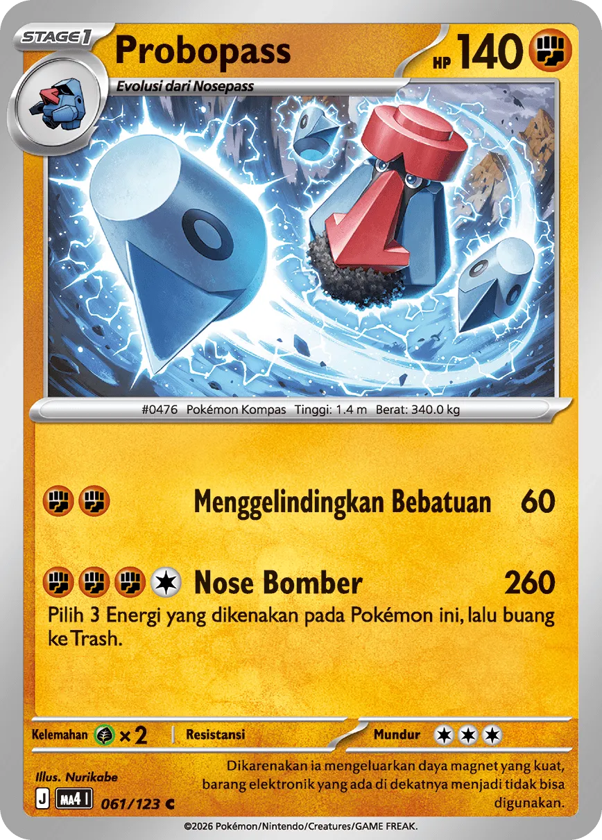 Probopass 061/123 — Void Blast (Indonesian Pokémon TCG card)