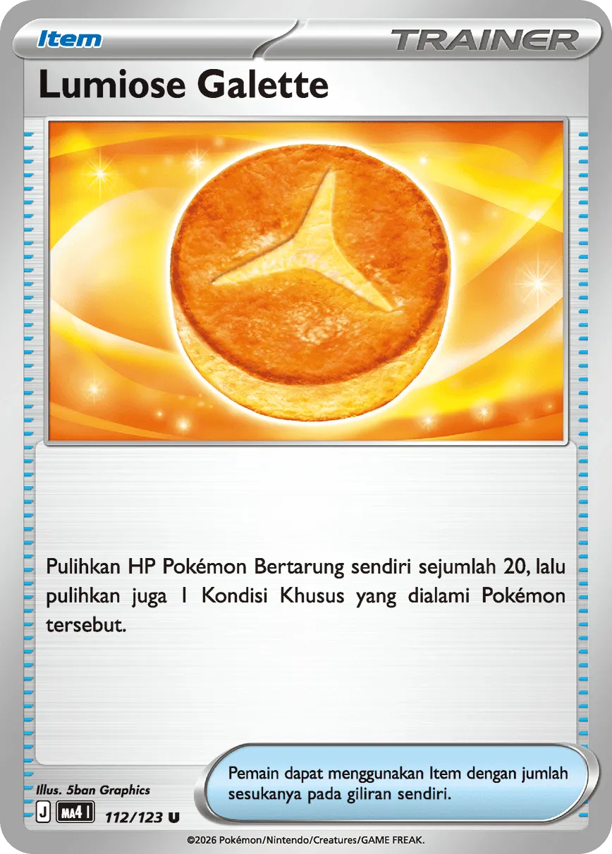 Lumiose Galette 112/123 — Void Blast (Indonesian Pokémon TCG card)