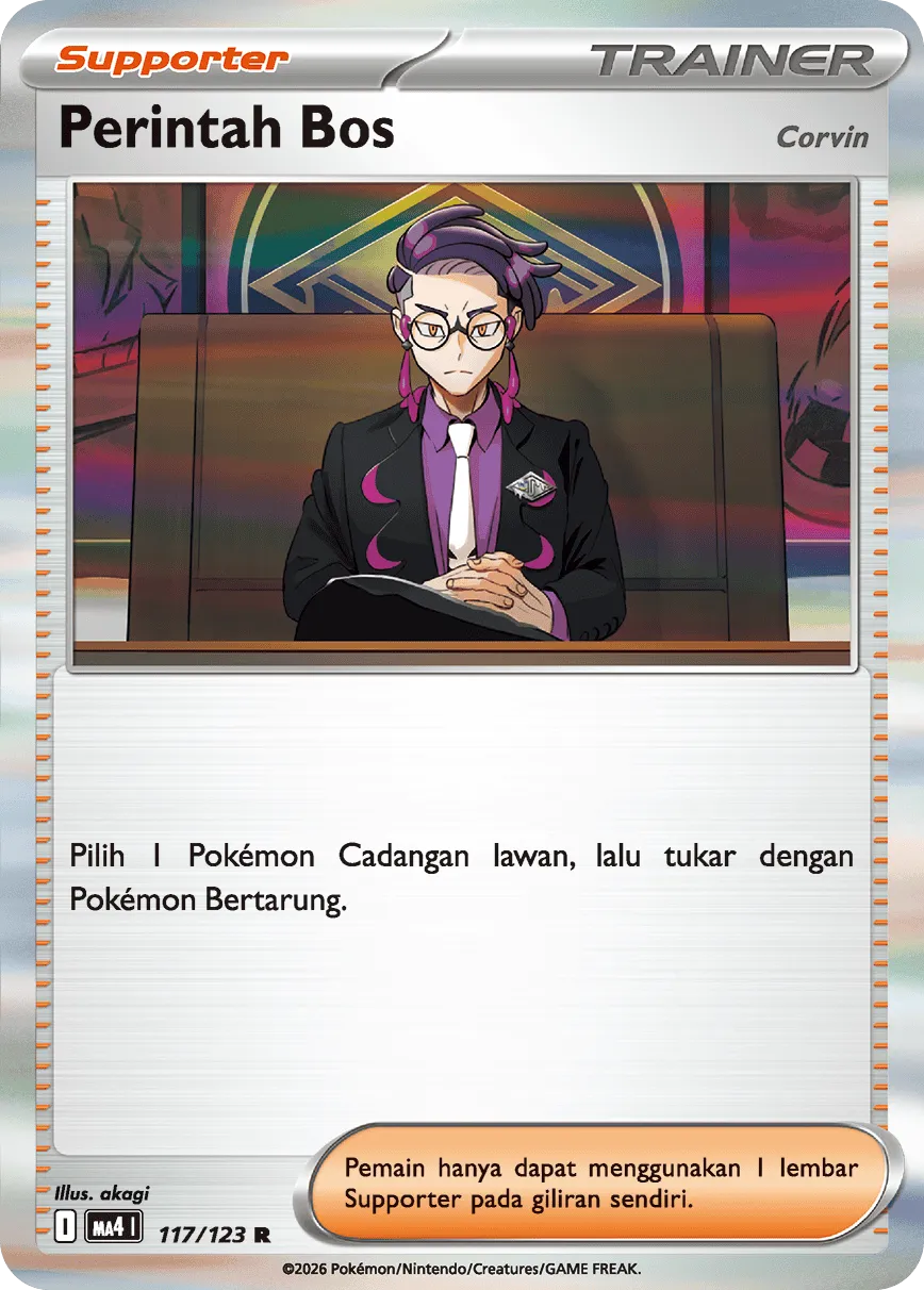 Boss's Orders 117/123 — Void Blast (Indonesian Pokémon TCG card)
