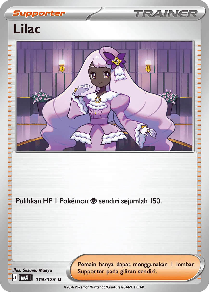 Jacinthe 119/123 — Void Blast (Indonesian Pokémon TCG card)
