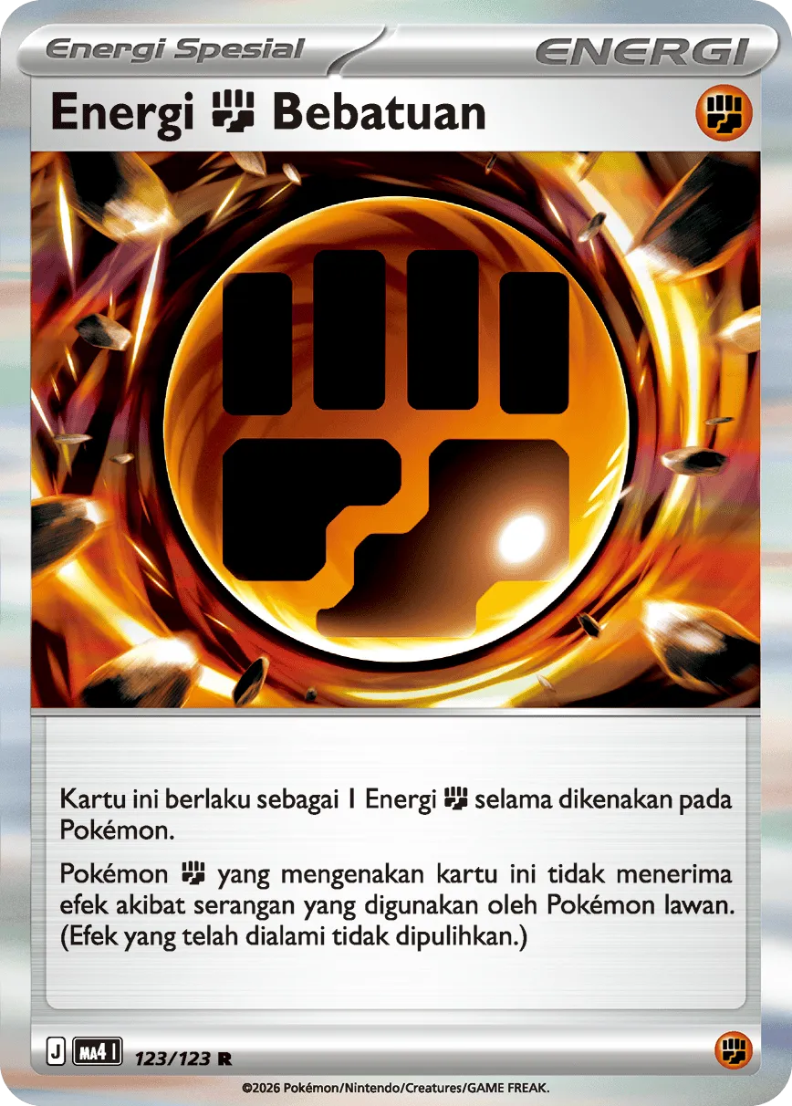 Rocky Fighting Energy 123/123 — Void Blast (Indonesian Pokémon TCG card)