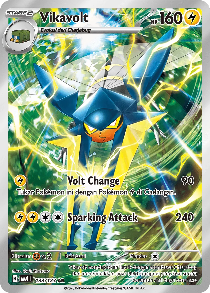 Vikavolt 133/123 — Void Blast (Indonesian Pokémon TCG card)