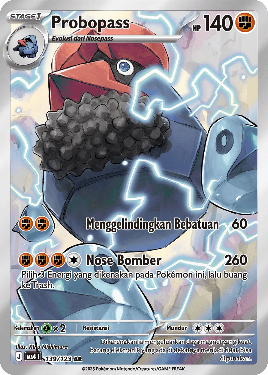 Probopass 139/123 — Void Blast (Indonesian Pokémon TCG card)