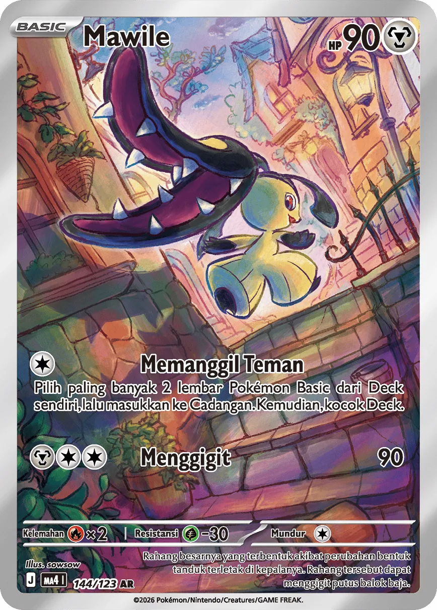 Mawile 144/123 — Void Blast (Indonesian Pokémon TCG card)