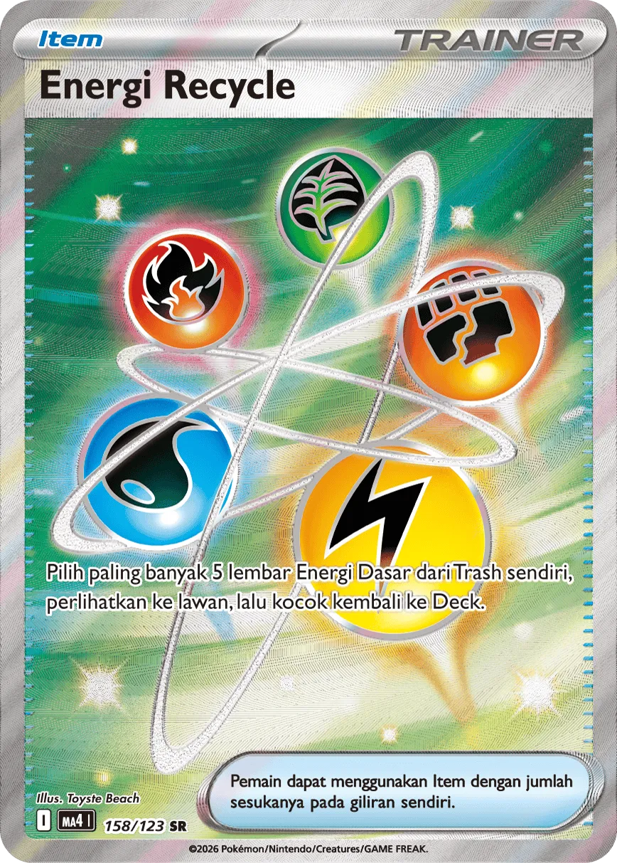 Energy Recycler 158/123 — Void Blast (Indonesian Pokémon TCG card)