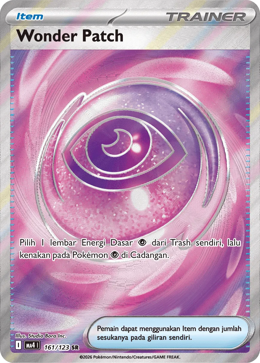 Wondrous Patch 161/123 — Void Blast (Indonesian Pokémon TCG card)