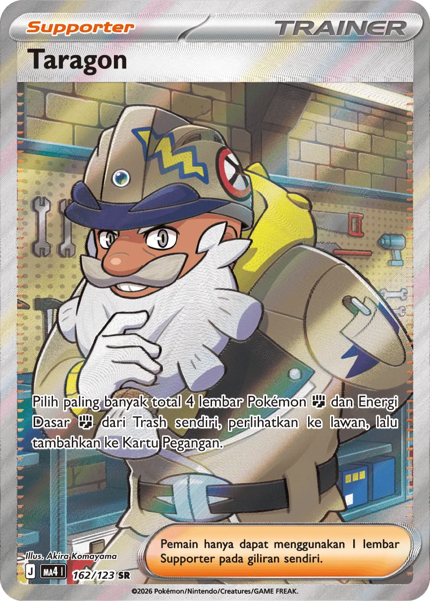 Tarragon 162/123 — Void Blast (Indonesian Pokémon TCG card)